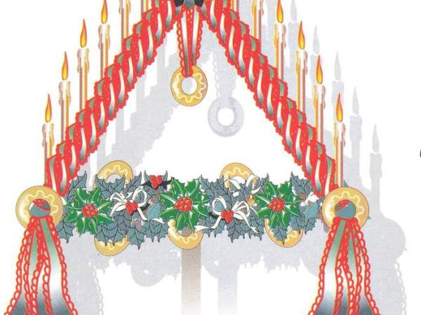 Arbol de Navidad y Ramo leonés. Simbología&nbsp;común