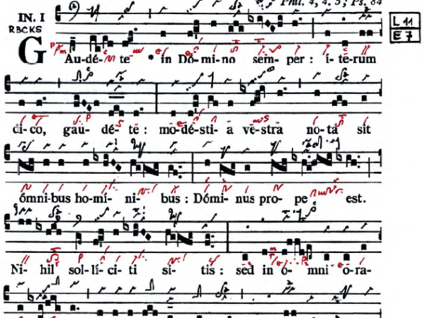 La Santa Misa desde el canto gregoriano 03 – III Domingo de&nbsp;Adviento.