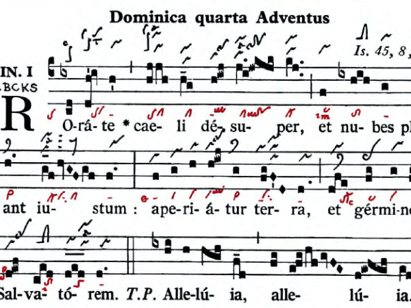La Santa Misa desde el canto gregoriano 04 – IV Domingo de&nbsp;Adviento.
