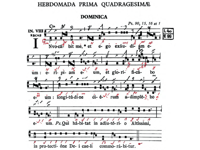 La Santa Misa desde el canto gregoriano 07 – I domingo de&nbsp;Cuaresma