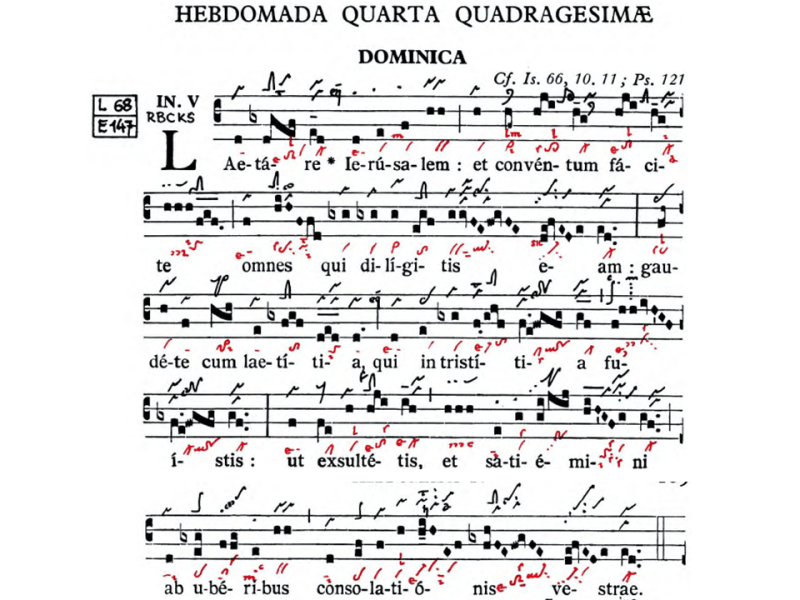 La Santa Misa desde el canto gregoriano 10 – IV domingo de&nbsp;Cuaresma