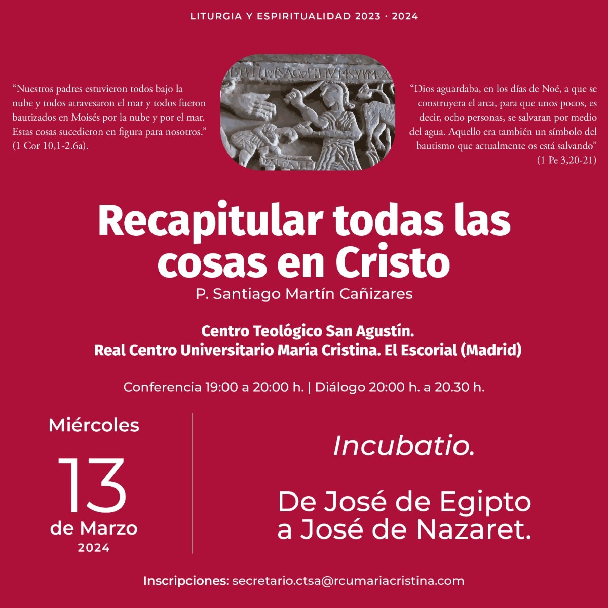 Incubatio. De José de Egipto a José de&nbsp;Nazaret