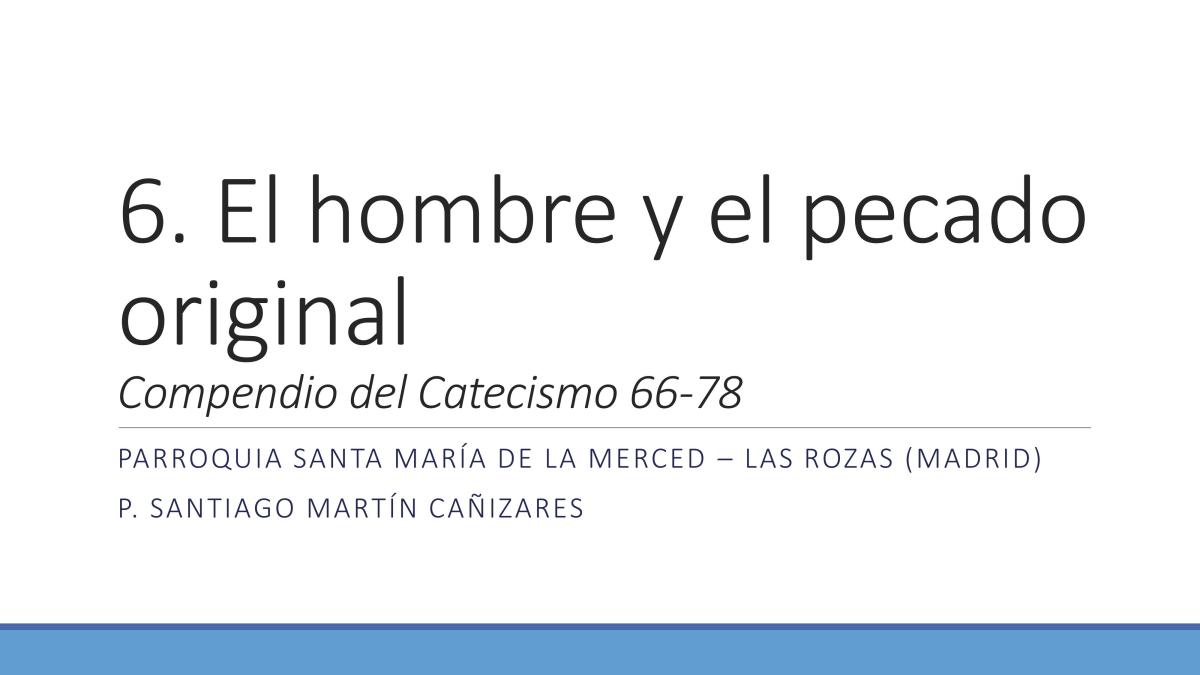El hombre y el pecado&nbsp;original